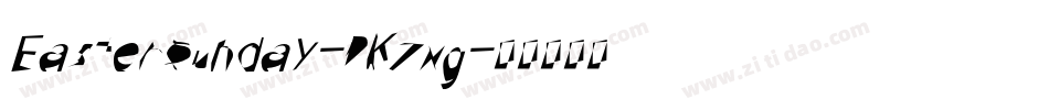 EasterSunday-PKZXg字体转换