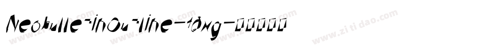NeobulletinOutline-10Xg字体转换 NeobulletinOutline-10Xg字体转换