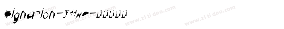 Signation-511XG字体转换 Signation-511XG字体转换