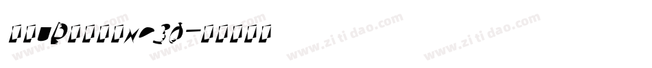 文鼎UD晶熙黑体XG30字体转换