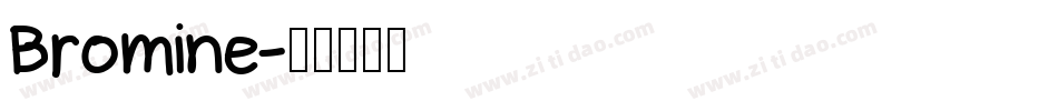 Bromine字体转换