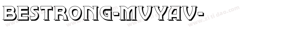 BeStrong-MVYAv字体转换