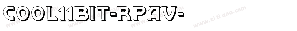 Cool11bit-RpAv字体转换