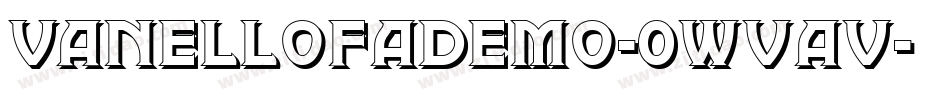 VanellofaDemo-0WvAv字体转换