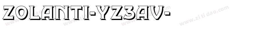 Zolanti-Yz3Av字体转换