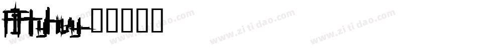 FIFTYHVY字体转换