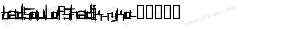 BadsoulOfShadik-RyKo字体转换