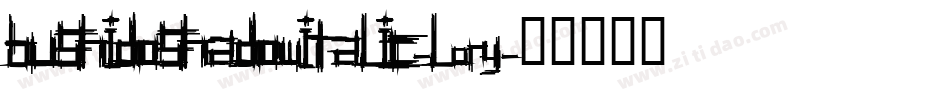 BushidoShadowItalic-l0Ry字体转换