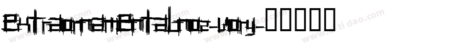 Extraornamentalno2-voRy字体转换