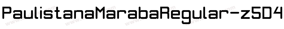PaulistanaMarabaRegular-z5D4字体转换