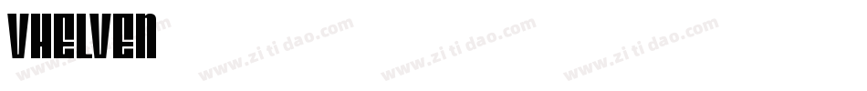 VHELVEN字体转换