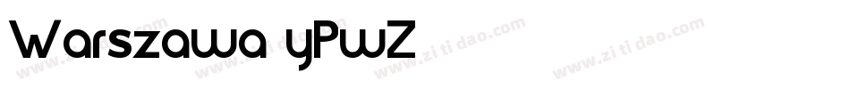 Warszawa-yPwZ字体转换