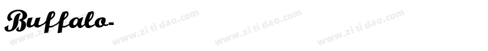 Buffalo字体转换