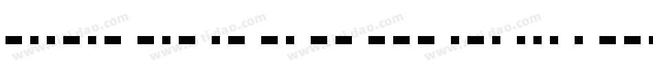BukanmorseOne-2YMd字体转换