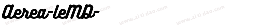 Aerea-leMD字体转换