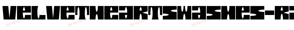 VelvetHeartSwashes-R21A字体转换