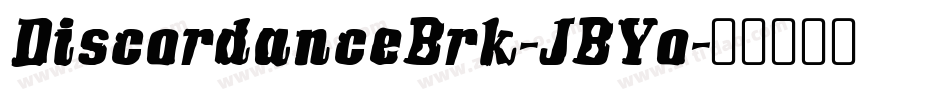 DiscordanceBrk-JBYo字体转换