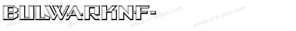 BulwarkNF字体转换