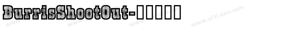 BurrisShootOut字体转换