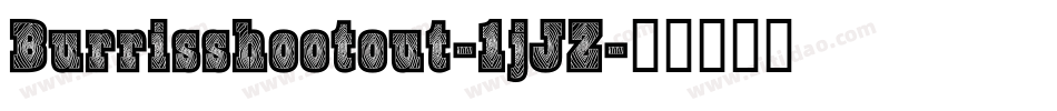 Burrisshootout-1jJZ字体转换