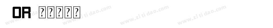 YOR字体转换