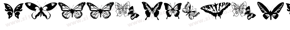 ButterfliesByDarrian-51RZ字体转换