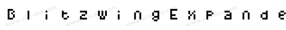 BlitzwingExpandedItalic-8wRz字体转换 BlitzwingExpandedItalic-8wRz字体转换