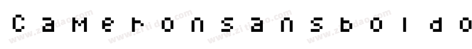 Cameronsansboldoblique-85rz字体转换
