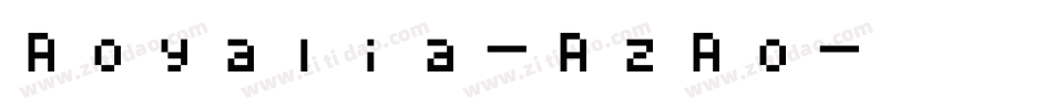 Royalia-RzRo字体转换