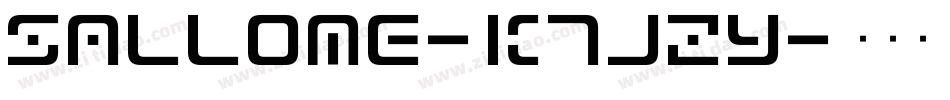 Sallome-K7JZy字体转换