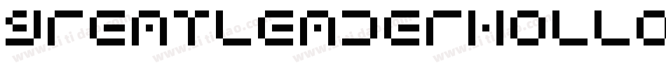 GreatLeaderHollow-lw9d字体转换