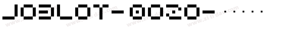 Joblot-0O2o字体转换