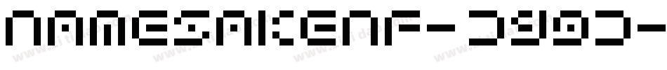 Namesakenf-DG9D字体转换 Namesakenf-DG9D字体转换