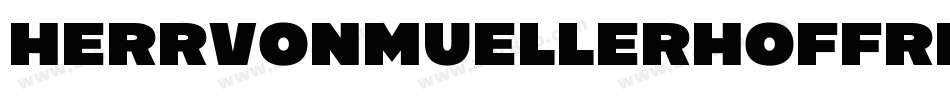 HerrVonMuellerhoffRegular-W5YA字体转换