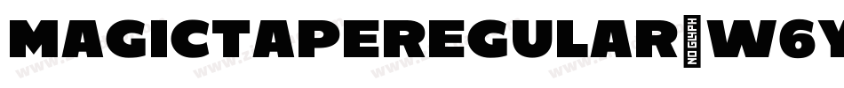 MagicTapeRegular-w6yn字体转换