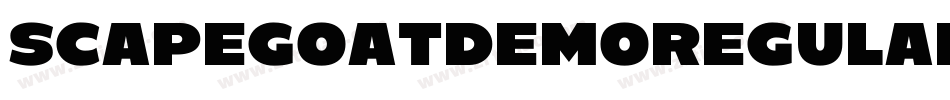 ScapegoatDemoRegular-w9mz字体转换