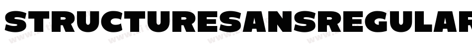 StructureSansRegular-w5Gn字体转换