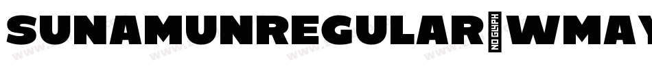 SunamunRegular-WMaY字体转换