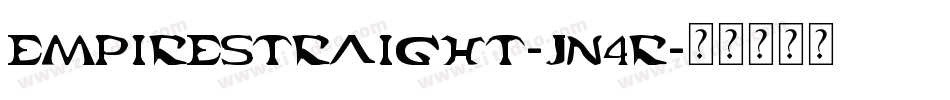 EmpireStraight-jn4R字体转换