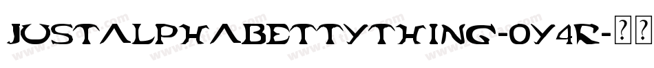 JustAlphabettyThing-0y4r字体转换