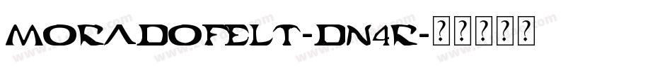 MoradoFelt-dn4R字体转换