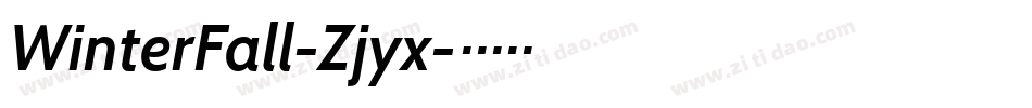 WinterFall-Zjyx字体转换