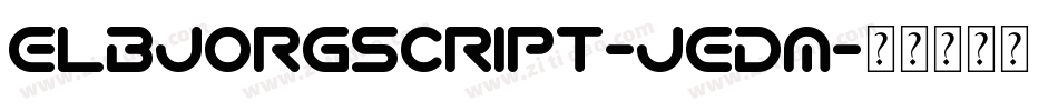 ElbjorgScript-jEdM字体转换