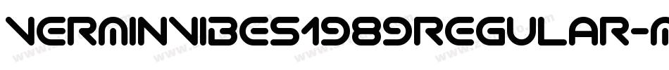 VerminVibes1989Regular-m77m字体转换