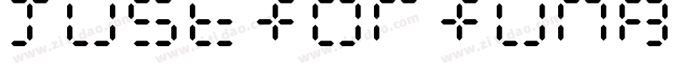 JustforfunRegular-zWz1字体转换