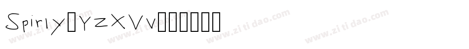 Spirly-YzXVv字体转换