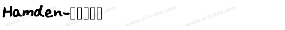 Hamden字体转换