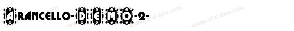 Arancello-DEMO-2字体转换