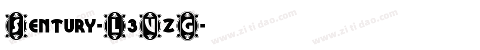 Sentury-L3VzG字体转换
