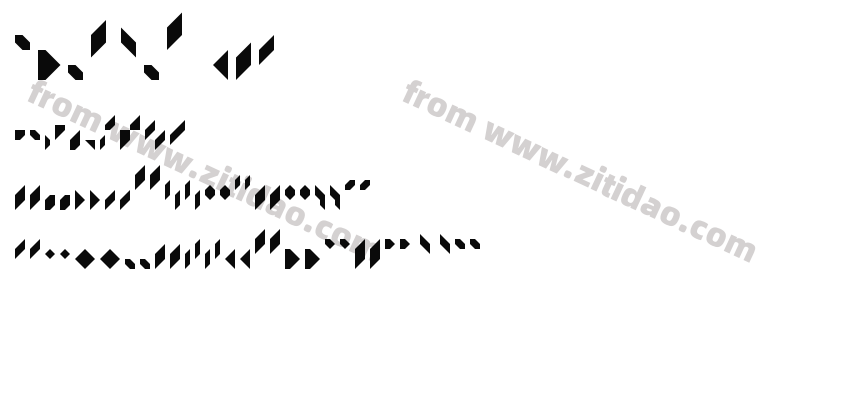 Zuptype SIM字体预览